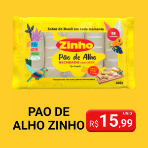 Pão de alho zinho 300g